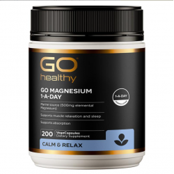 【大包装】Go Healthy 高之源 天然海洋镁胶囊500mg高含量200粒 保质期2028.12 【大包装】Go Healthy 高之源 天然海洋镁胶囊500mg高含量200粒 保质期2028.12